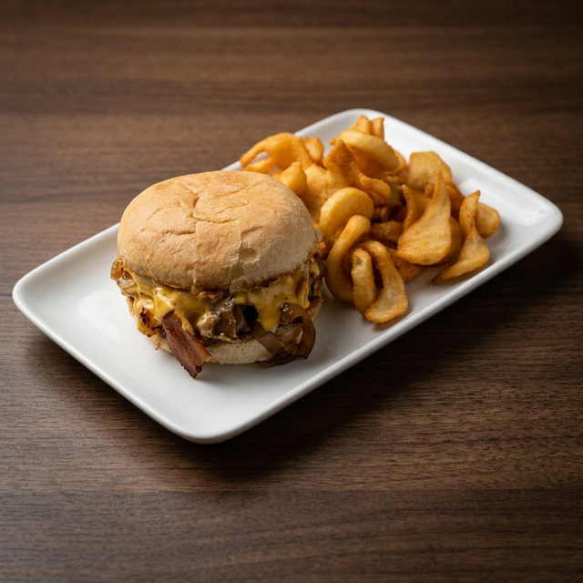 Mac 'N Cheese Burger.